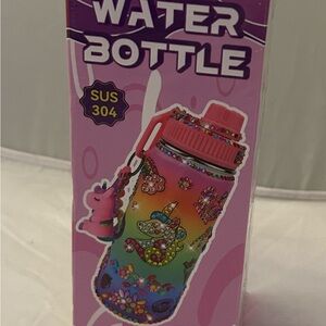 Decorate Your Own Water Bottle Kit - Pink